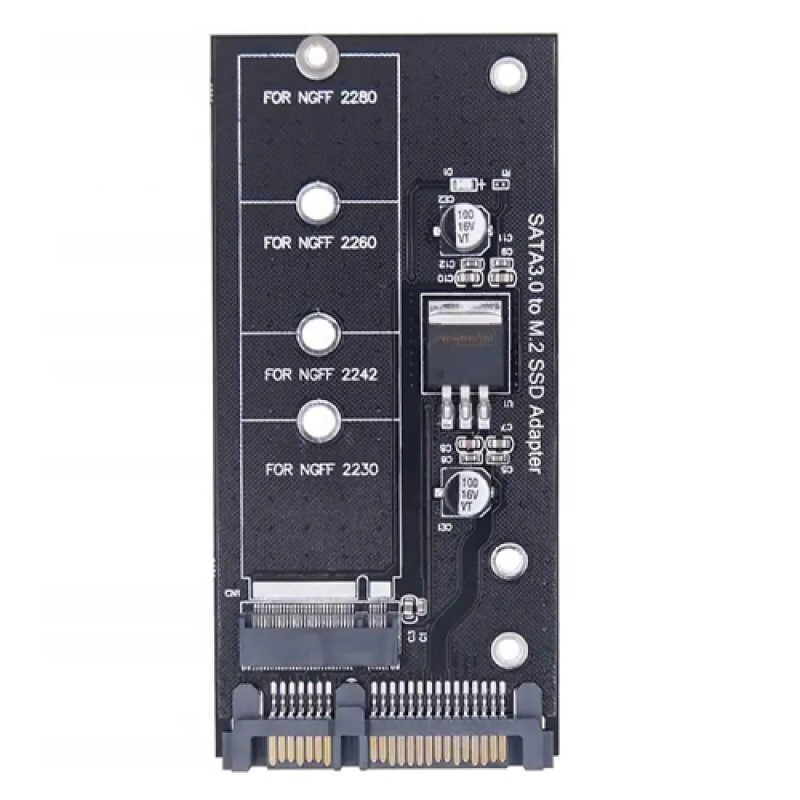 Адаптер переходник SSD M.2 NGFF ключ B на SATA3 до 6Гбит/с