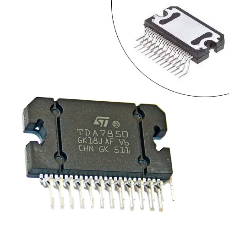 Чип TDA7850 Flexiwatt25, Усилитель низкой частоты УНЧ
