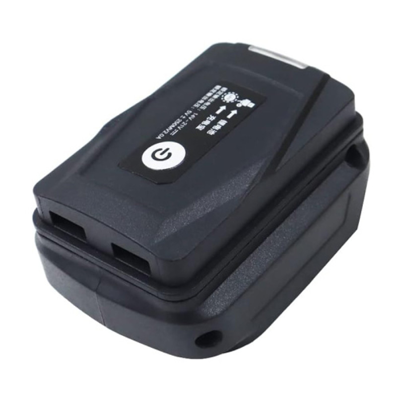 Адаптер питания от аккумулятора Makita 18В с USB и LED-фонарем