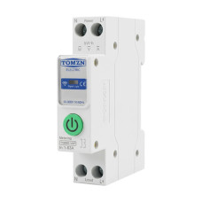 Реле контролю напруги і струму з Wi-Fi, 220В, 1-63А, DIN, TOMZN TOB9S-VAP