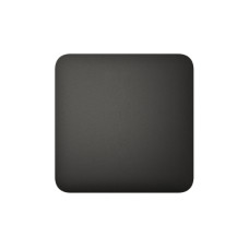 Накладная панель Ajax SoloButton 1-gang/2-way чорна