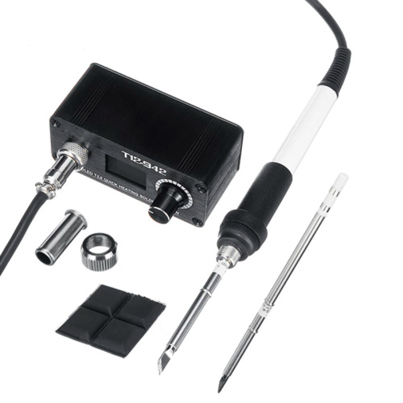 Паяльная станция QUICKO T12-942 MINI OLED на жалах Hakko T12