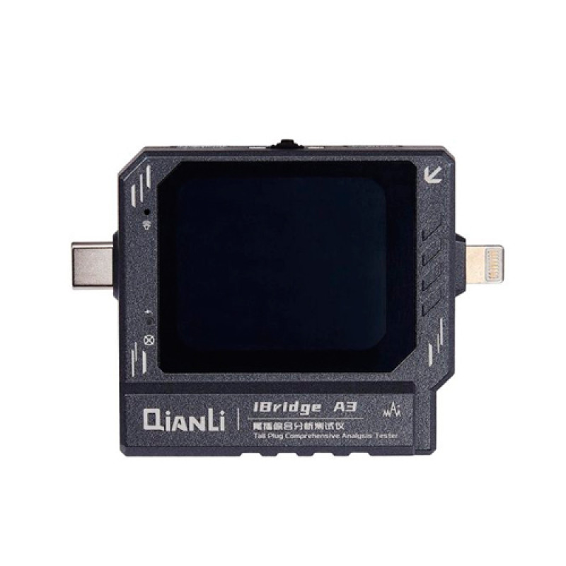 USB тестер диагностики разъемов питания Type-C и Lightning, QianLi iBridge A3