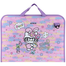 Папка - портфель Kite на блискавці A3+ Hello Kitty, 1 відділення (HK24-411)