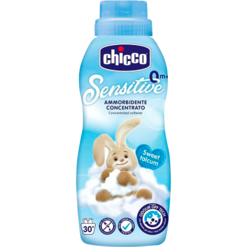 Кондиционер для белья Chicco Sensitive Sweet Talcum смягчитель тканей 750 мл (8058664103126)