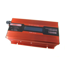 Перетворювач UKC авто інвертор 12В-220В 1000W LCD KC-1000D