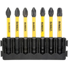 Набор бит DeWALT в касете для Tough Case, FlexTorq, L=57 мм, Рh1,Рh2-2шт,Рz1,Рz2-2шт.Рz3 (DT70819)