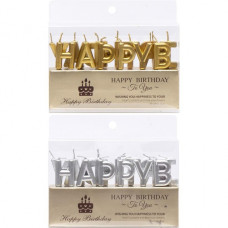 Свечи для торта Happy Birthday