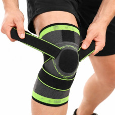 Бандаж коленного сустава KNEE SUPPORT WN-26 зелёный для спорта и активной жизни