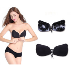 Невидимый бюстгальтер invisible bra С черный