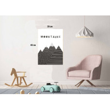 Постер в рамке Mountains 30х40 см