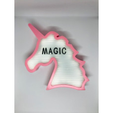 Ночник светильник Единорог с буквами 142шт Light up message board