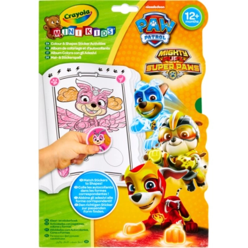 Набор для творчества Canal Toys Mini Kids Раскраска Paw Patrol 32 страницы и 4 страницы наклейки (81-1373)