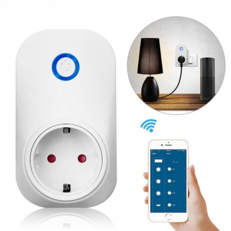 Умная розетка с WI-FI управлением со смартфона