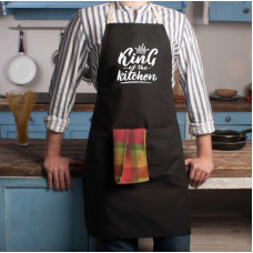 Фартух King of the kitchen (Чорний)