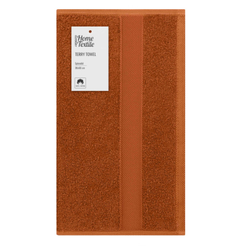 Полотенце Ardesto Splendid 100% хлопок, терракотовый 70х140 см (ART2370TE)