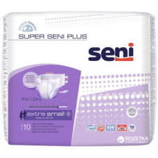 Підгузки для дорослих Seni Super Plus Extra Small 40-60 см 10 шт (5900516803544)