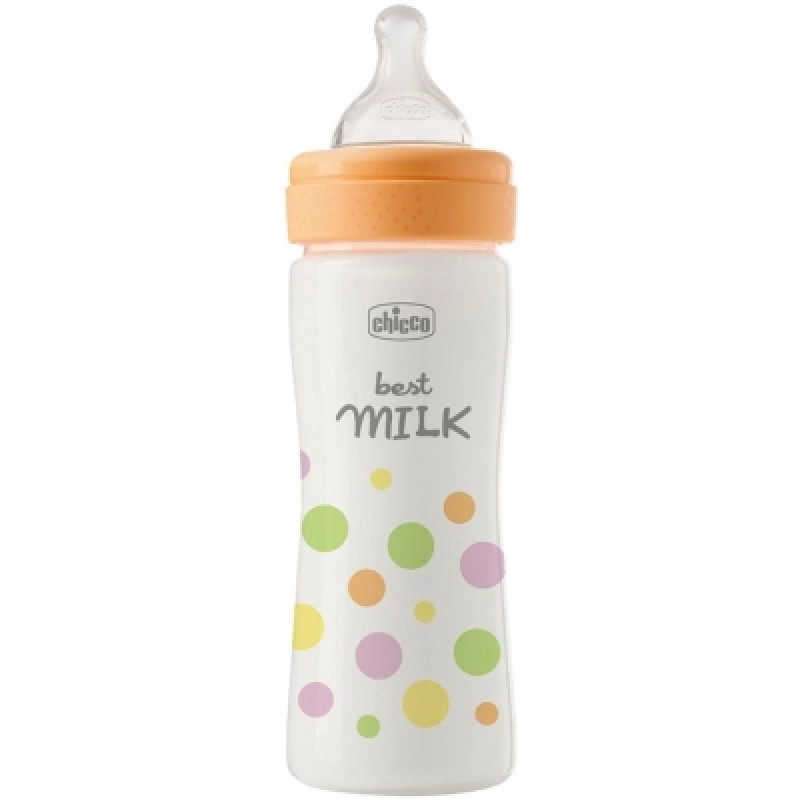 Бутылочка для кормления Chicco Perfect Easy силіконова, від 2 міс., середній потік 250 мл (20243.10)