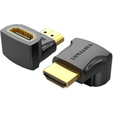 Перехідник HDMI F --> HDMI M, кут 90° 4K 60Hz PVC Vention чорний