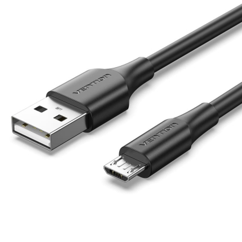 Кабель USB 2.0 AM-micro BM 1.0м Black Vention