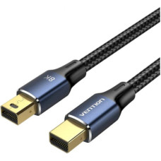 Кабель DisplayPort mini M - mini M 2.0м, V1.4, 8K 60Гц 32.4Gbps Blue Aluminum Alloy, Vention