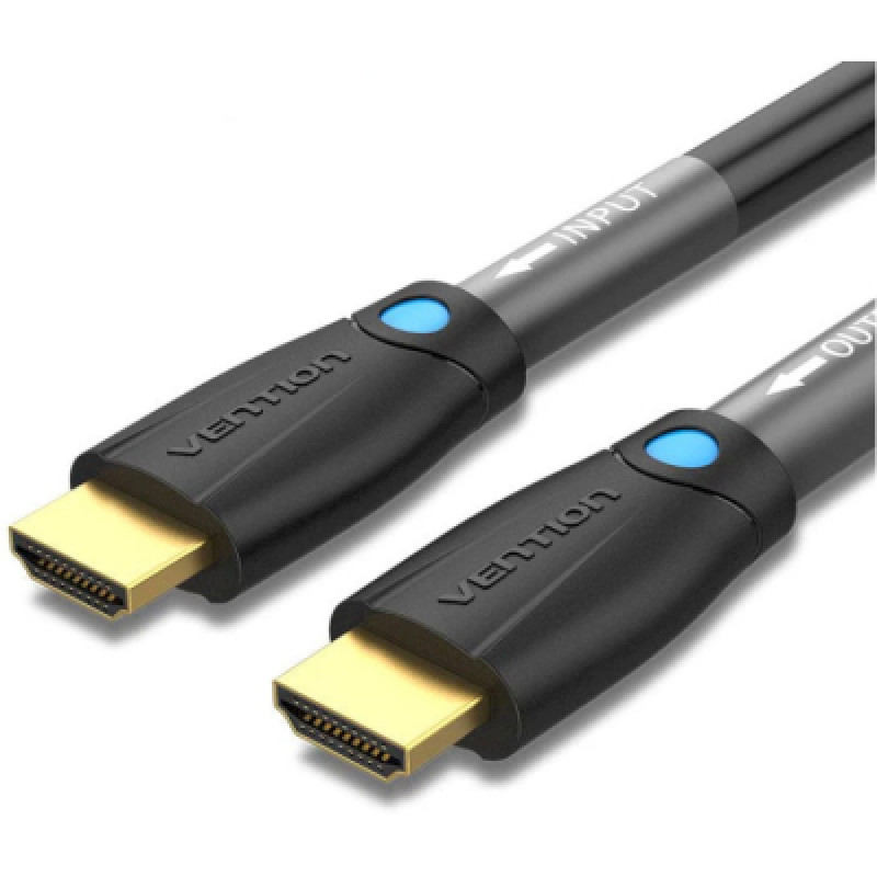 Кабель HDMI M - M, 8.0 м, V2.0, Engineering 4K 60Гц 18Gbps HD 7.1  PVC Black Vention