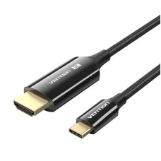 Кабель USB 3.1 Type-C M - HDMI M, 1.8m V2.0 8K 60 Гц Zinc Alloy TPE Black Vention