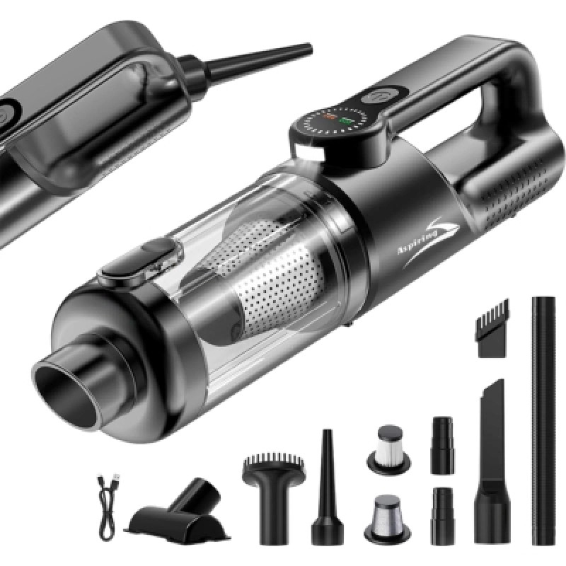 Автомобільний пилосос Aspiring Gale 4 Blow air Wireless and Cord 17000 Pa