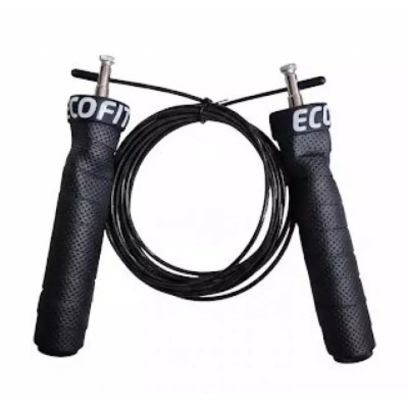 Скакалка Ecofit MDJR039 3 м чорна (К00026973)