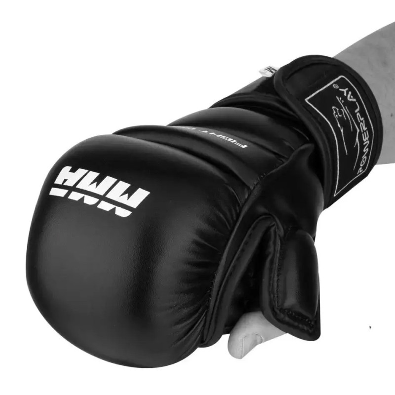 Рукавиці для MMA PowerPlay 3026 Чорні M