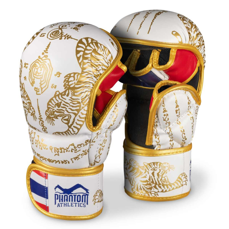 Рукавиці для ММА Phantom Muay Thai White Gold L/XL