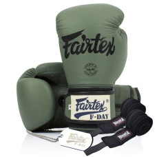 Боксерські рукавиці Fairtex BGV11 Green 12 унцій (бинти в комплекті)
