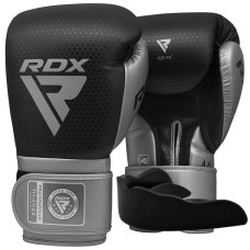 Боксерські рукавиці RDX  MARK PRO SPARRING TRI LIRA 2 SILVER-14 унцій (капа в комплекті)