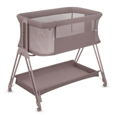 Ліжечко приставне Lionelo LUNA BEIGE TAUPE