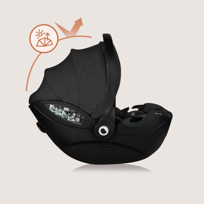Детское автокресло Lionelo MOXIE I-SIZE BLACK CARBON
