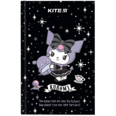 Блокнот Kite А6 Kuromi, твердая обложка, 80 листов, клетка (HK24-199-1)