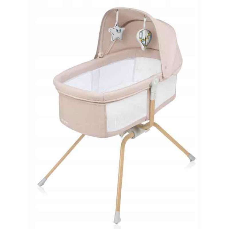 Кроватка-колыбель Lionelo MALIN EVO BEIGE NATURAL