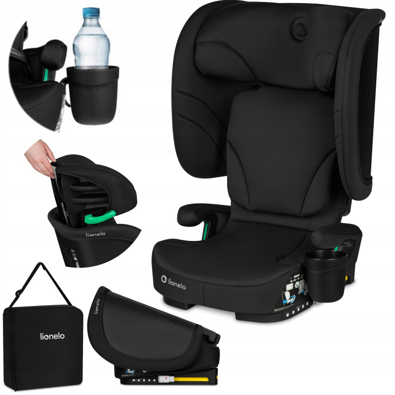 Детское автокресло Lionelo ORIN I-SIZE BLACK CARBON