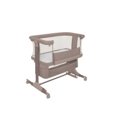 Ліжечко приставне Lionelo JODIE BEIGE TAUPE