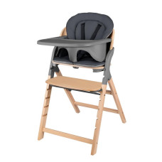 Стульчик для кормления Lionelo MEGAN GREY WOOD