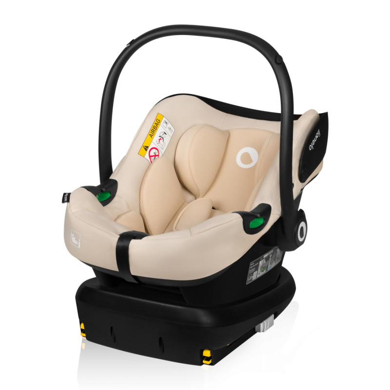 База с автокреслом Lionelo ASTRID I-SIZE SET BEIGE SAND