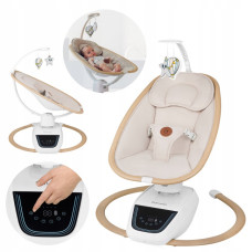 Крісло-гойдалка Lionelo OLIVIA BEIGE NATURAL
