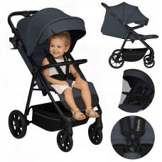 Прогулянкова коляска Lionelo IVA GREY GRAPHITE
