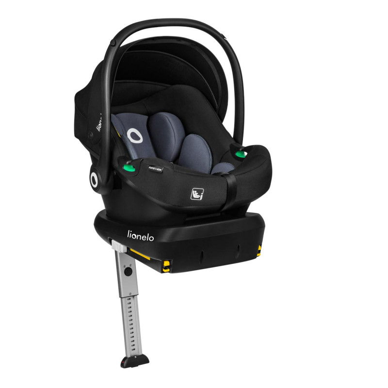 База с автокреслом Lionelo ASTRID I-SIZE SET BLACK GREY