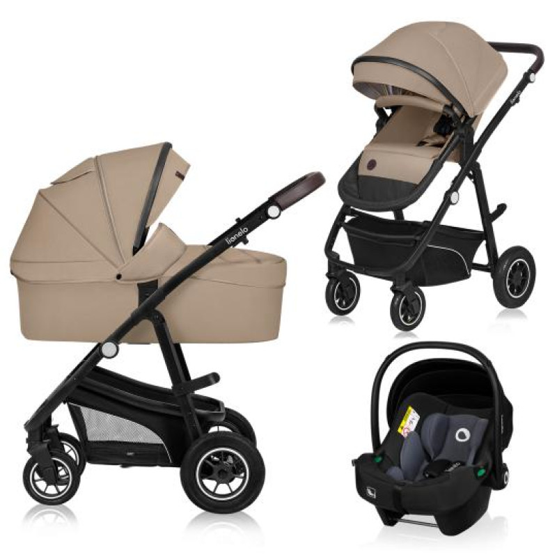 Универсальная коляска 3 в 1 Lionelo BIANKA 3IN1 BEIGE SAND