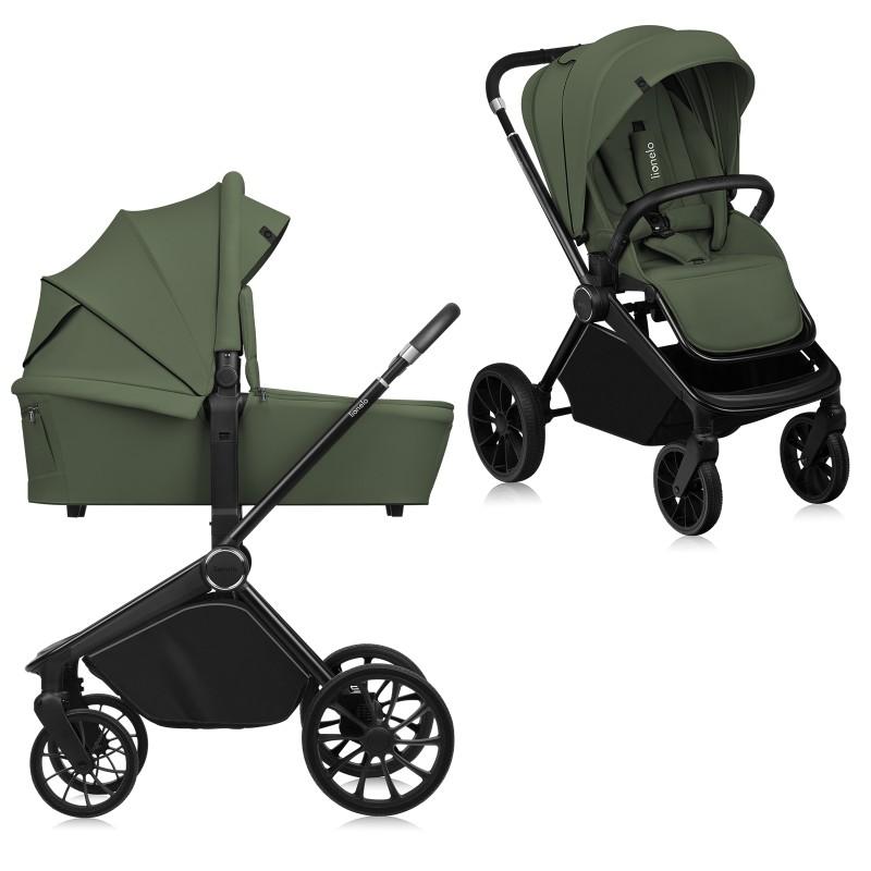 Универсальная коляска 2 в 1 Lionelo MIKA PLUS 2IN1 GREEN OLIVE