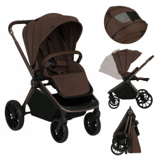 Універсальна коляска 2 в 1 Lionelo MIKA PLUS 2IN1 MOCHA MOUSSE