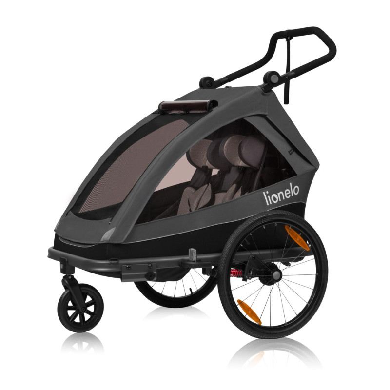 Велосипедный прицеп с функцией коляски Lionelo CAMA GRAPHITE