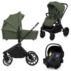Універсальна коляска 3 в 1 Lionelo MIKA  PLUS 3IN1 GREEN OLIVE