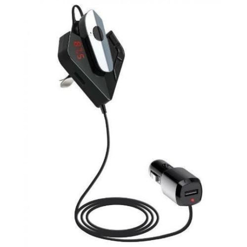 Трансмиттер FM V11 BT с Bluetooth гарнитурой модулятор, блютуз фм передатчик для автомагнитолы